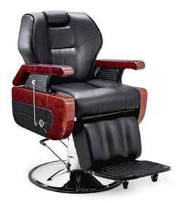 Hl-9273 Salon Barber Chair for Man or Woman with Stainless Steel Armrest and Aluminum Pedal