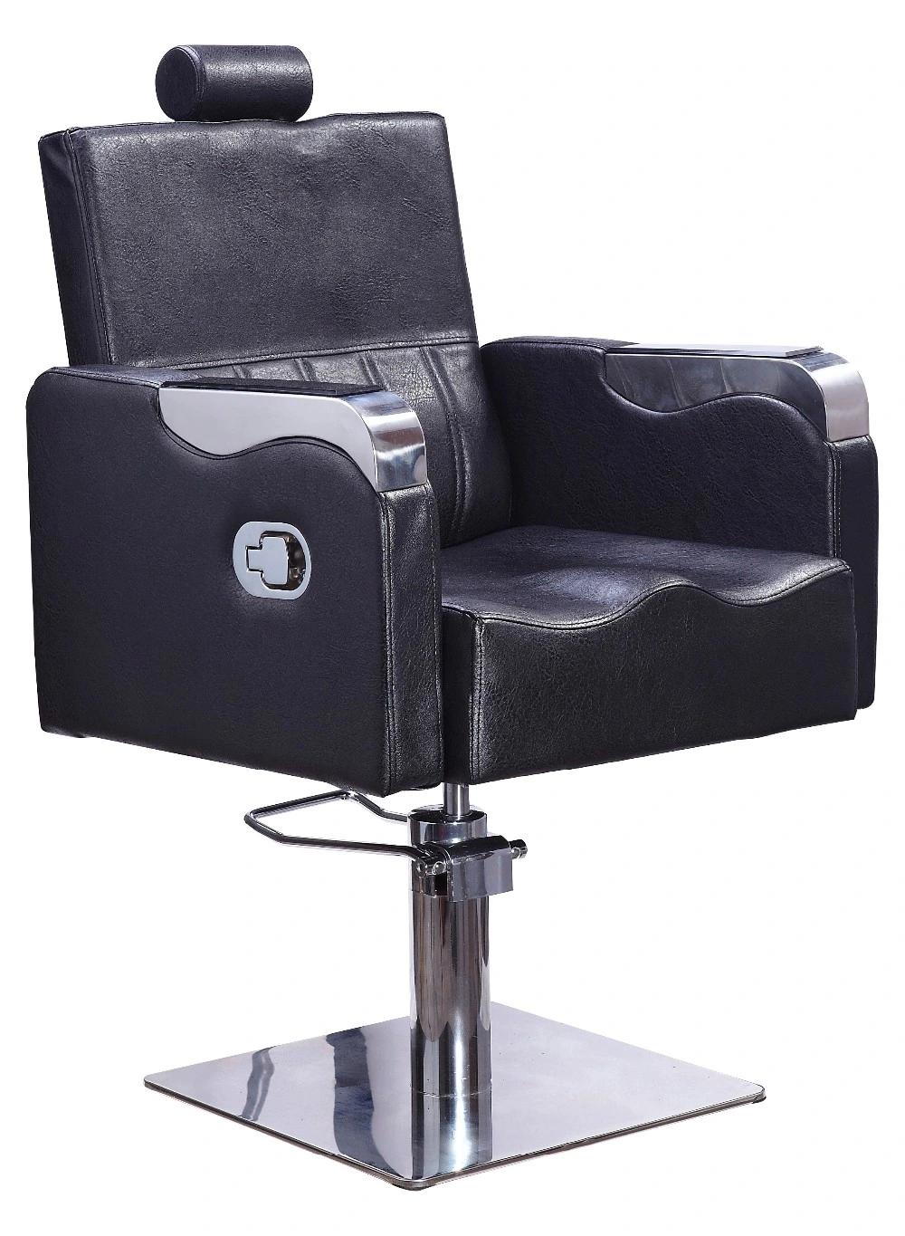 Hl-1184 Salon Barber Chair for Man or Woman with Stainless Steel Armrest and Aluminum Pedal