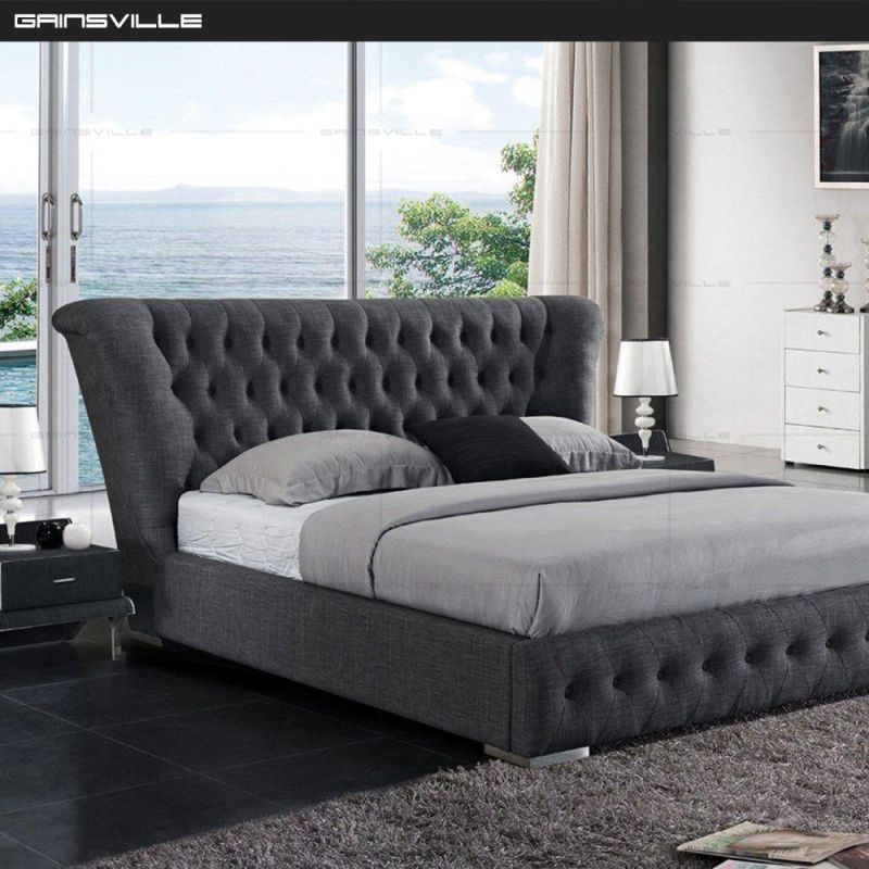 Wholesale Modern Bedroom King Queen Bed Gc1632