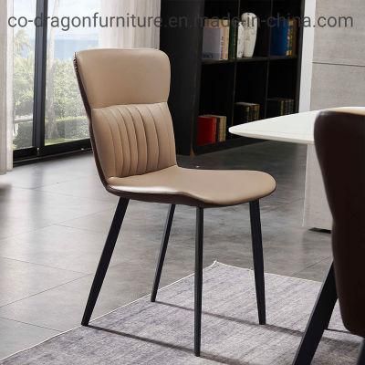 Modern Fashion Wholesale Metal Leather Dining Chair for Dining Furniture