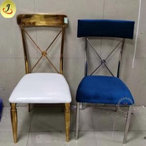 Fashion Wedding Event Gold Stainless Steel Chair Wedding Luxury Dining Chair