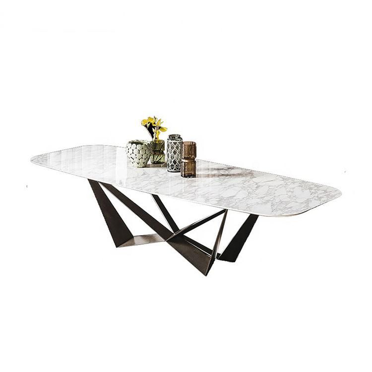 Modern New Design Metal-Marble Top Tables for Home Hotel Restaurant