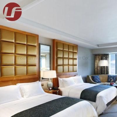 Upholstery High Density Foam with PU Leather Headboard for Hotel