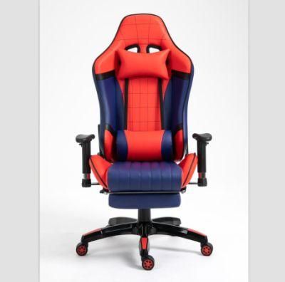 High Back Strong Reclining Swivel Gaming Chair with Leg Rest