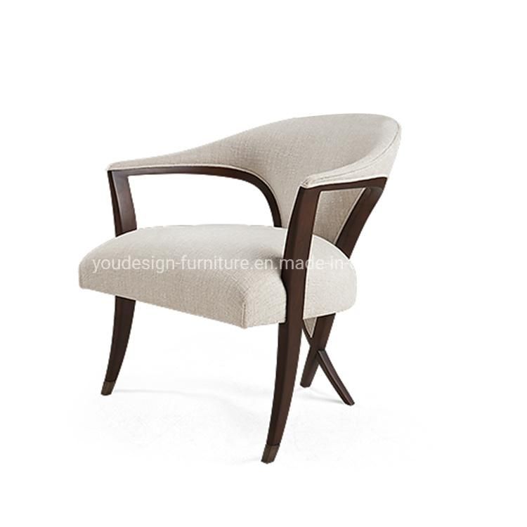 Luxury Wooden Dining Chairs Upholstered Modern Dining Room Furniture Outdoor Dining Chair with Leather Top