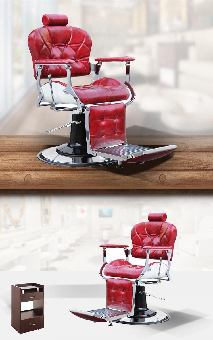 Reclining Heavy Duty Barber Chair with Hydraulic Styling Chair