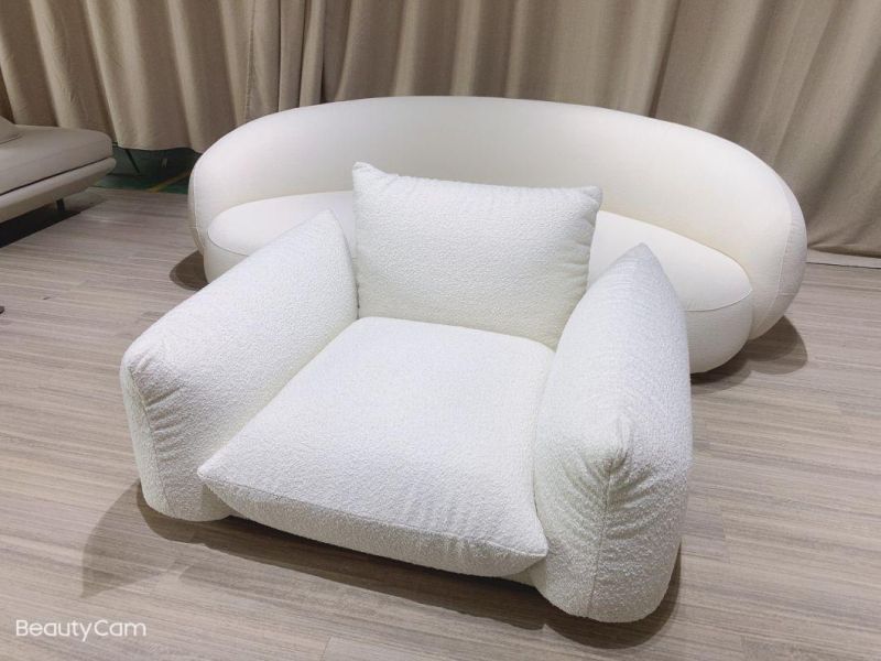 2021 New Design Hotel Abnormal Shape Sofa Banana Shaped Sofa Couch