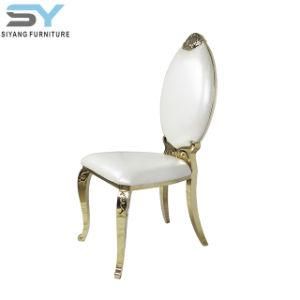 Distributor Furniture Chromed Metal Dining Chair Tiffany Chairs for Wedding