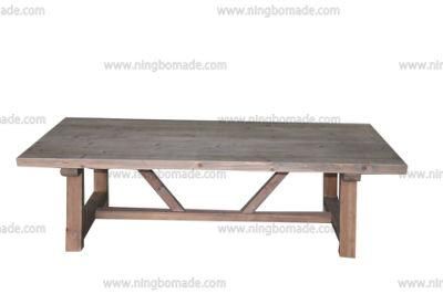 Nordic Country Farm House Design Furniture Old Nature Reclaimed Fir Wood Kd Coffee Table