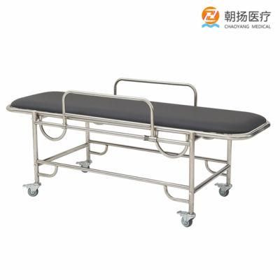 Stainless Steel Loading Bed Stretcher Emergency Transfer Patient Bed for Hospital Equipment Cy-F612