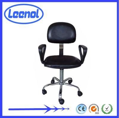 Hospital Vinyl Leather Antistatic Industrial ESD Chair with Wheel