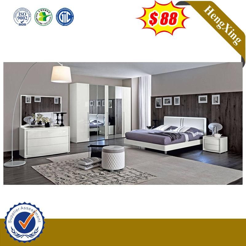 Cheapest Household Wood Bedroom Furniture Set Queen King Adult Bed