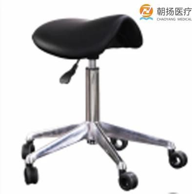 Saddle Seat Shape Ergonomic Workstation Stool Chair with Wheels Cy-H822