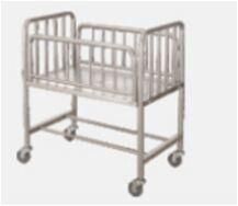 Favorable Price of Movable Stainless Steel Hospital Bed Baby Crib