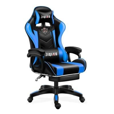 Hot Factory Ergonomic RGB LED Racing Style Silla Gamer PU Leather Computer Gaming Chair