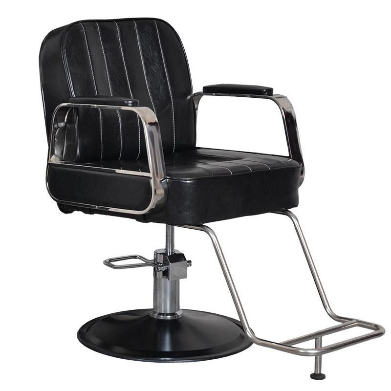 Hl-1190 Salon Barber Chair for Man or Woman with Stainless Steel Armrest and Aluminum Pedal