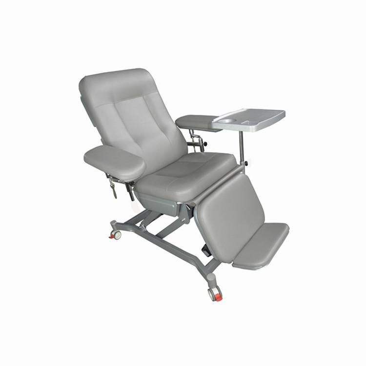 Cheap 2 Motors Blood Donor Chair/ Phlebotomy Chairs for Sale/ Electric Dialysis Chair with Arm Rest
