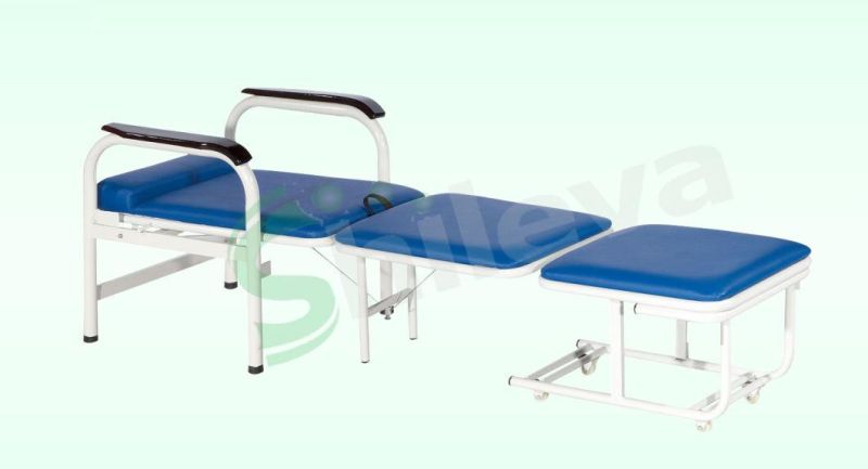 Foldable Hospital Ward Room Patient Accompany Attendant Chair Sleeping Bed