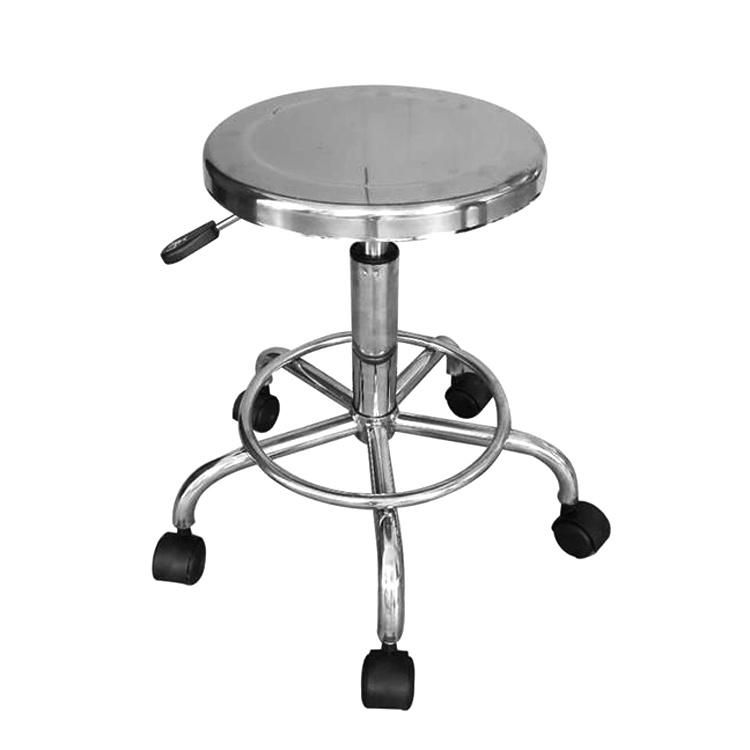 Aluminum Alloy Durable Leather Lab Use ESD Stainless Chair