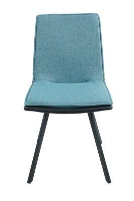 Wholesale Home Dining Room Furniture Leather Fabric Spraying Steeldining Chair for Outdoor