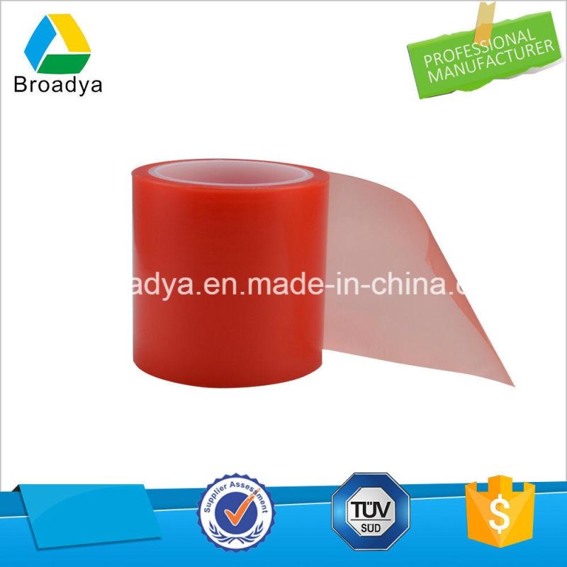 Double Sided Red Clear Adhesive Polyester Film Tape (BY6967LG)