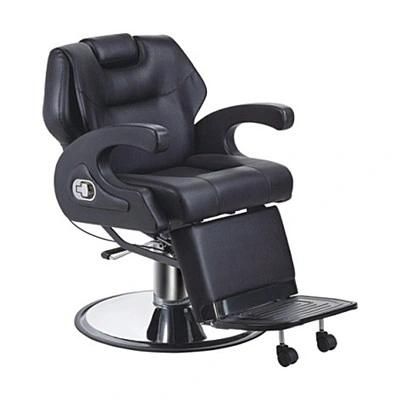 Hl-9254b Salon Barber Chair for Man or Woman with Stainless Steel Armrest and Aluminum Pedal