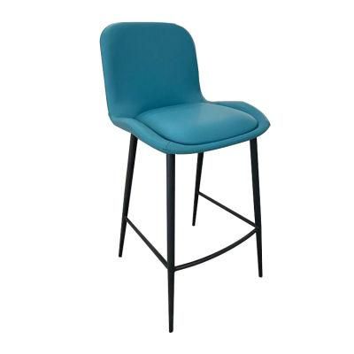 2021 Amazon Hot New Design Bar Chair Celvet Leather Bar Stool Bar Chairs Barstool Chair