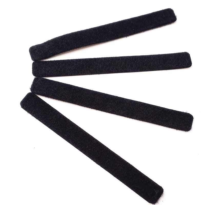 Black Double Side Hook Loop Cable/Wire Fastener Tie 20*175mm