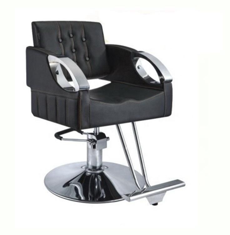 Hl-1181 Salon Barber Chair for Man or Woman with Stainless Steel Armrest and Aluminum Pedal