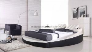 2013 Hot Selling Fashion Leather Round Bed S066