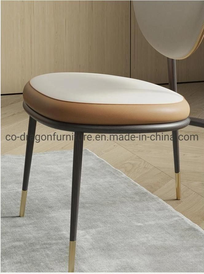 Fashion Design China Wholesale Home Furniture Steel Leather Dining Chair