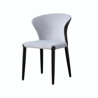 Modern Luxury Restaurant Hotel Hardware Furniture Leather Dining Chairs