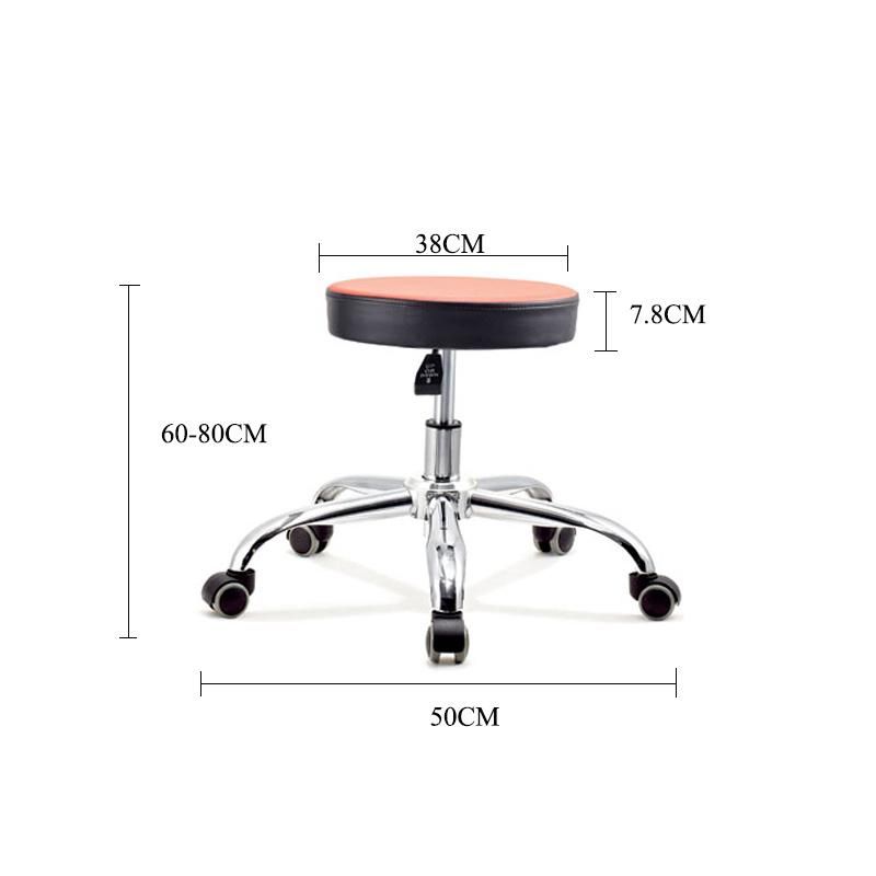 Adjustable Hydraulic Salon Rolling Stool for SPA Massage