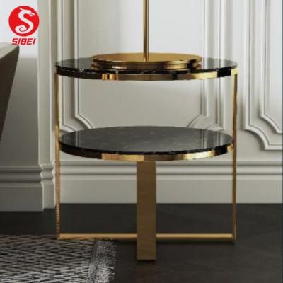 Modern Simple Small Round Coffee Table and End Table for Living RO