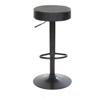 Barstool Chrome Base Adjustable Height Bar Stoolfaux Leather Swivel PU Bar Stool for Kitchen Counter