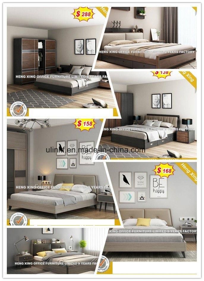 Carton Boxes Packing Customized Solid Wooden Bedroom Furniture Sets