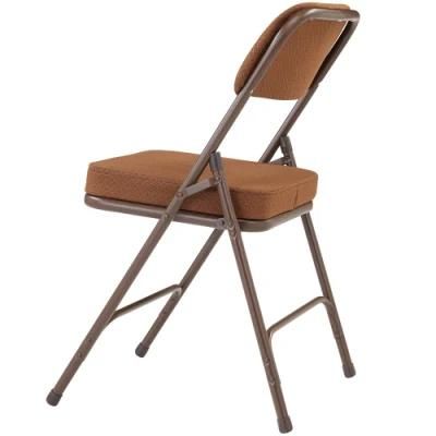 Wholesale Hotel Banquet Dining Metal Frame Synthetic Leather Event Folding Chairs