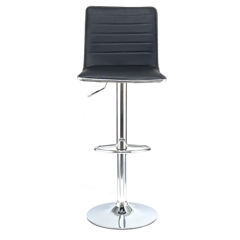 Modern Bar Stools and Restaurant Dining Chair Sets Height Adjustable Swievel PU Leather Bar Chair