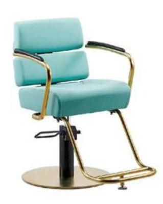 Hl-7264A Salon Barber Chair for Man or Woman with Stainless Steel Armrest and Aluminum Pedal