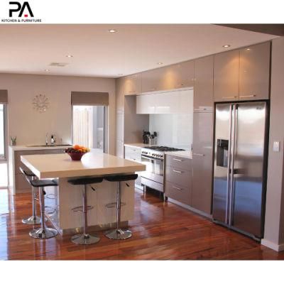 Wholesale Furniture High Gloss Lacquer Small Kitchen Cabinets