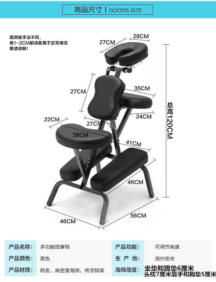 Portable Tattoo Foldable High Quality Massage Beauty Salon Bed Chair Beauty Salon Chairs (XC-6611)