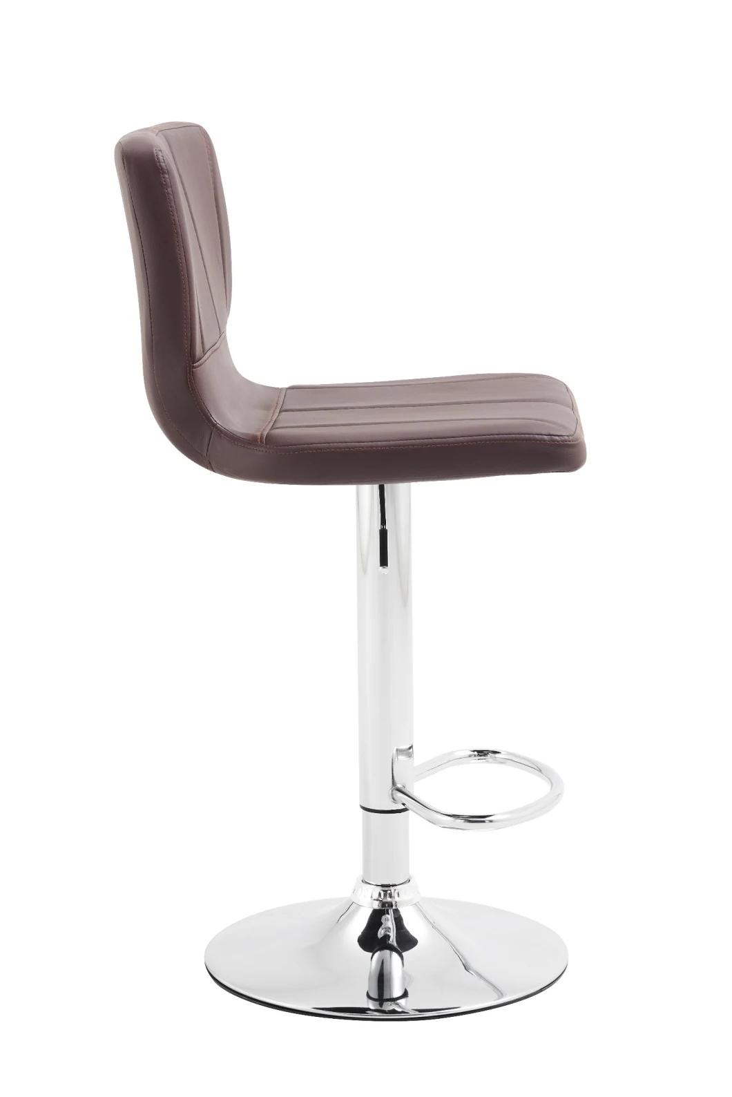 Best Selling Modern Cheap Comfortable PU Leather Swivel Adjustable Bar Stool