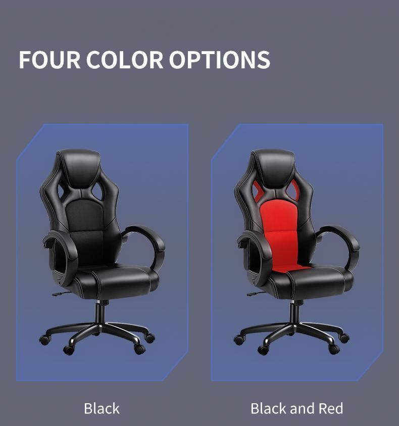 High Quality Ergonomic Adjustable PU Leather Mesh Swivel Racing Style Office Task PC Computer Silla Gamer Gaming Chair