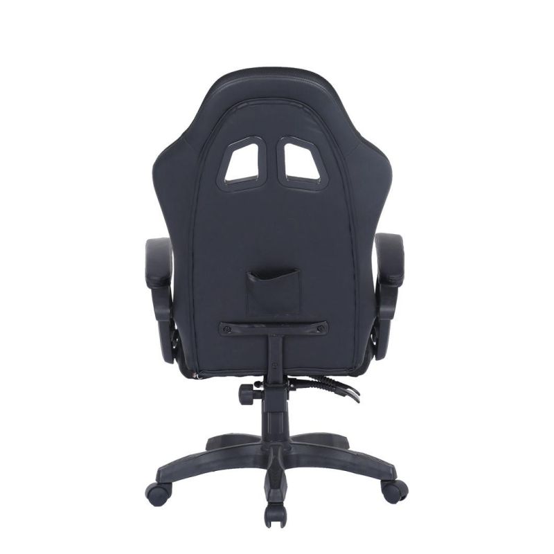 Hot Low MOQ Rotatable Gamer PU Leather Black Gaming Chair (MS-918-1)