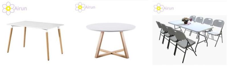 Furniture Store Light Weight PU Seat Restaurant Home Metal Dining Chair