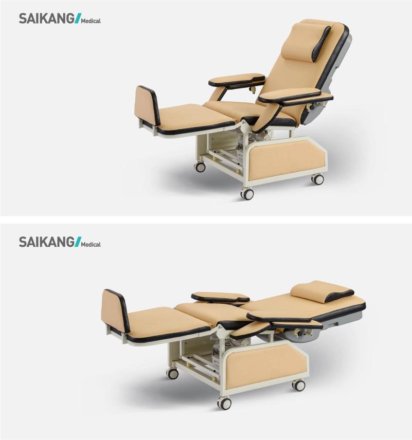 Ske-120b Professional Medical Exam Equipment Two Function Adjustable Electric Patient Dialysis Chair
