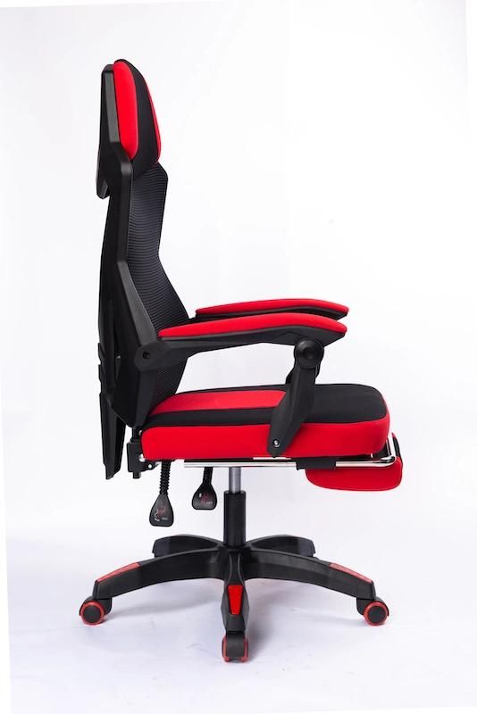 PU Leather Fabric Office Chair Armrest and Headrest Racing Style High-Back Cheap Gamer Chair Gaming