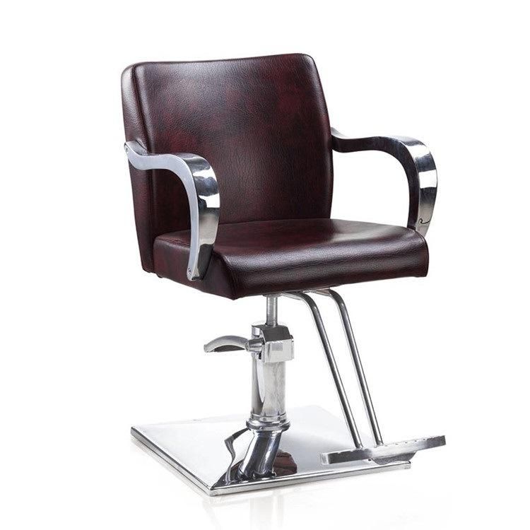 Hl-7289 Salon Barber Chair for Man or Woman with Stainless Steel Armrest and Aluminum Pedal