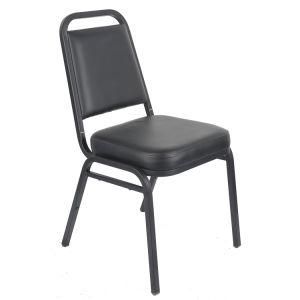 Modern Hotel Banquet Chair with Metal Frame and Vinyl Upholstered in Different Color