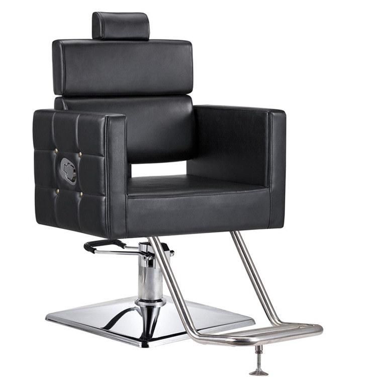 Hl-1148 2021 Salon Barber Chair for Man or Woman with Stainless Steel Armrest and Aluminum Pedal